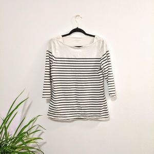 4/$20 Merona L 3/4 sleeve pinstripe tee